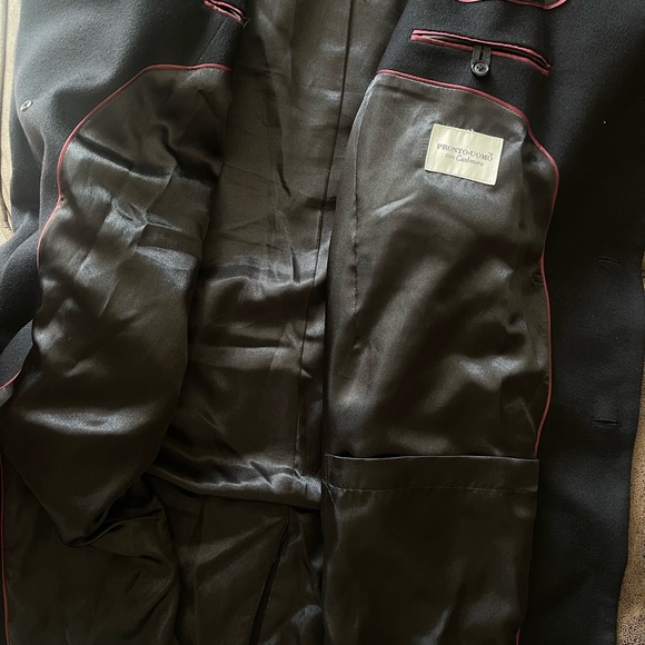 Pronto Uomo 100% Cashmere Long Coat- SIZE:46R - Picture 4 of 7